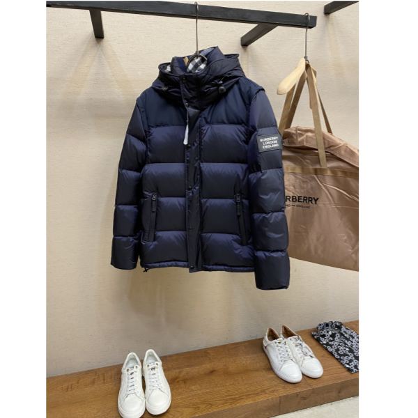 designer,replica,clothing,fake,1:1,lv,luxury,high quality 23/Burberry men’s long-sleeved down jacket