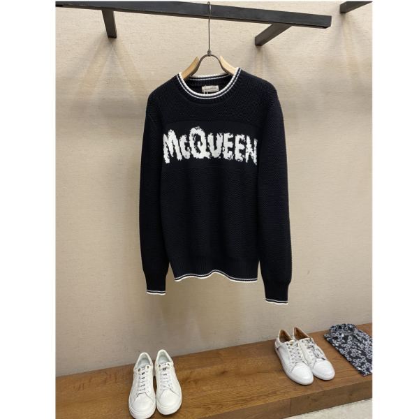 designer,replica,clothing,fake,1:1,lv,luxury,high quality 23/McQueen men’s long-sleeved sweater