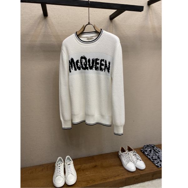 designer,replica,clothing,fake,1:1,lv,luxury,high quality 23/McQueen men’s long-sleeved sweater
