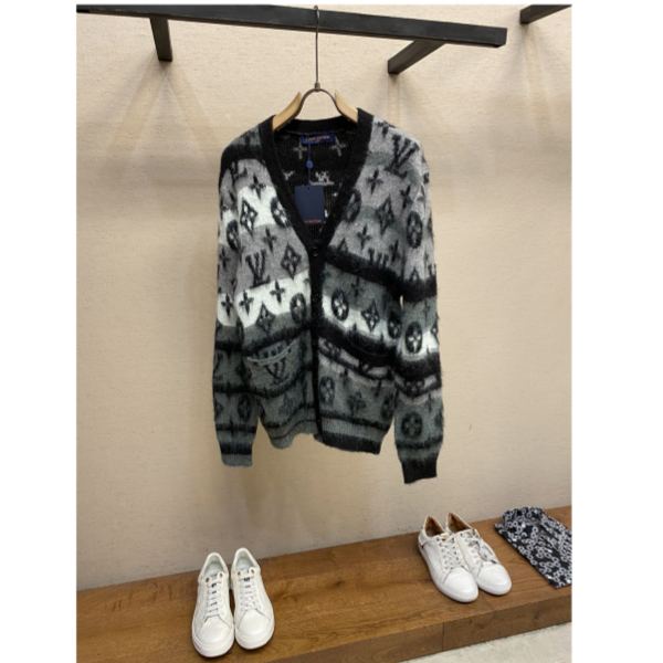 designer,replica,clothing,fake,1:1,lv,luxury,high quality 23/L* men’s long-sleeved sweater jacket