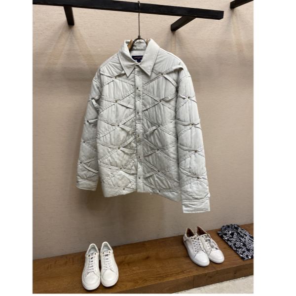 designer,replica,clothing,fake,1:1,lv,luxury,high quality 23/L* men’s long-sleeved down jacket