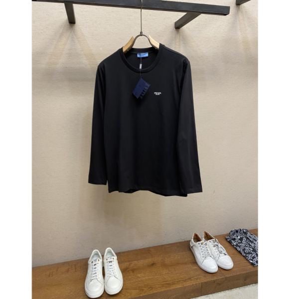 designer,replica,clothing,fake,1:1,lv,luxury,high quality 23/Prada men’s long-sleeved T-shirt
