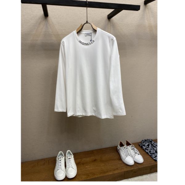 designer,replica,clothing,fake,1:1,lv,luxury,high quality 23/Mencler men’s long-sleeved T-shirt