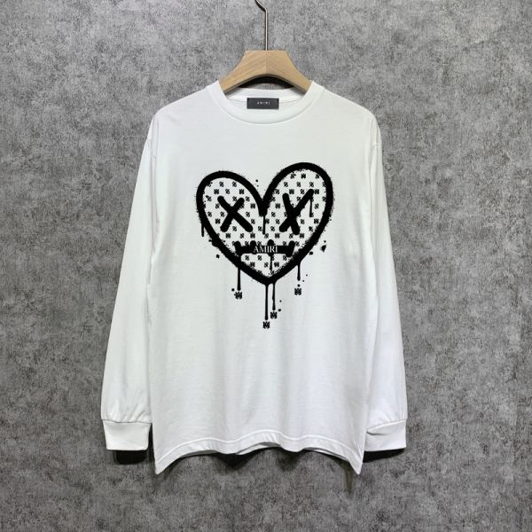 designer,replica,clothing,fake,1:1,lv,luxury,high quality 23/AMIRI men’s new long-sleeved T-shirt