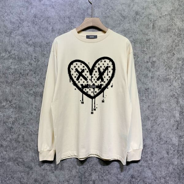 designer,replica,clothing,fake,1:1,lv,luxury,high quality 23/AMIRI men’s new long-sleeved T-shirt