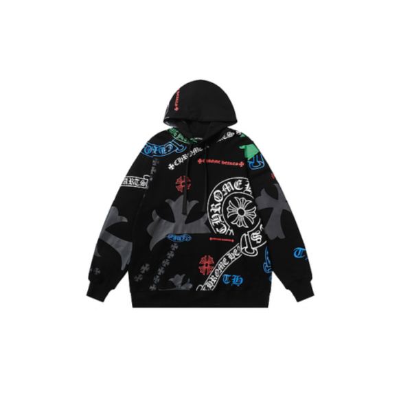 designer,replica,clothing,fake,1:1,lv,luxury,high quality 23/ChromeHearts men’s new long-sleeved hooded sweatshirt