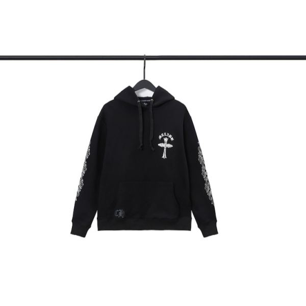designer,replica,clothing,fake,1:1,lv,luxury,high quality 23/ChromeHearts men’s new long-sleeved hooded sweatshirt