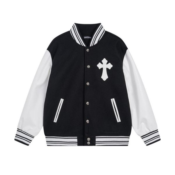 designer,replica,clothing,fake,1:1,lv,luxury,high quality 23/ChromeHearts men’s new long-sleeved jacket
