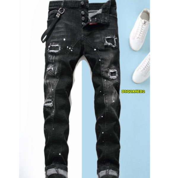 designer,replica,clothing,fake,1:1,lv,luxury,high quality 23/Dsquared2 men’s new denim trousers