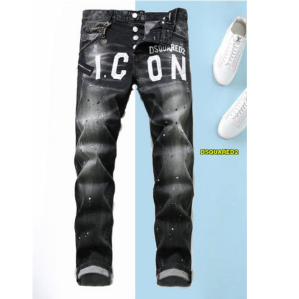 designer,replica,clothing,fake,1:1,lv,luxury,high quality 23/Dsquared2 men’s new denim trousers