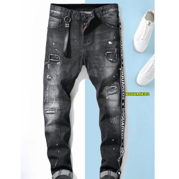 designer,replica,clothing,fake,1:1,lv,luxury,high quality 23/Dsquared2 men’s new denim trousers