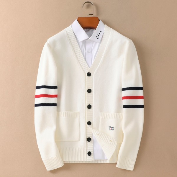 designer,replica,clothing,fake,1:1,lv,luxury,high quality 23/Thom Browne men’s new long-sleeved sweater jacket