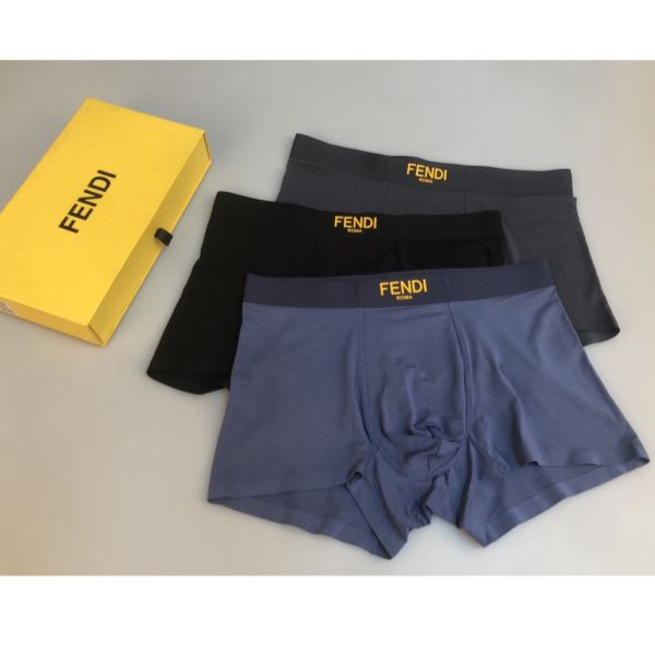 designer,replica,clothing,fake,1:1,lv,luxury,high quality Fendi men’s underwear (Three pcs)