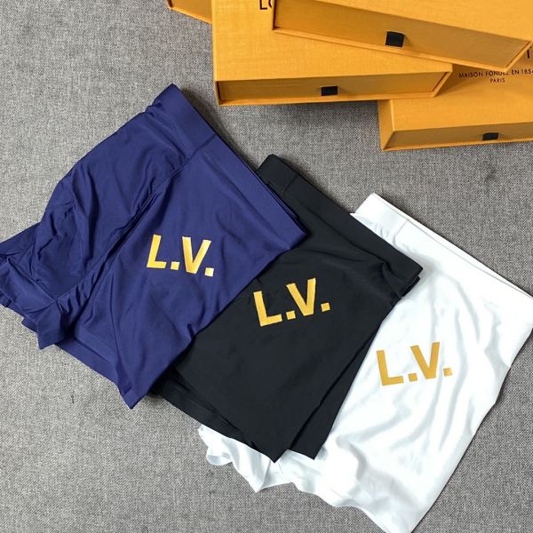 designer,replica,clothing,fake,1:1,lv,luxury,high quality L* men’s underwear (Three pcs)