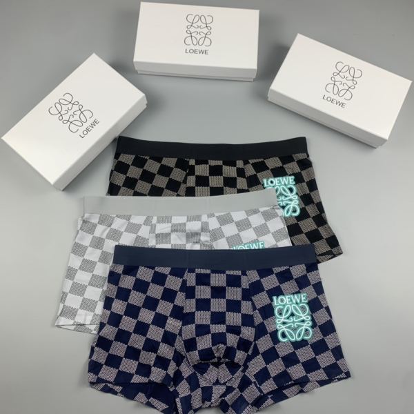 designer,replica,clothing,fake,1:1,lv,luxury,high quality Loewe men’s underwear (Three pcs)
