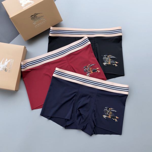 designer,replica,clothing,fake,1:1,lv,luxury,high quality Burberry Men’s Underwear (Three pcs)