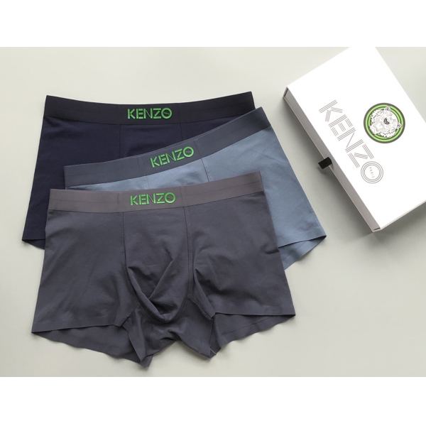 designer,replica,clothing,fake,1:1,lv,luxury,high quality KENZO men’s underwear (Three pcs)