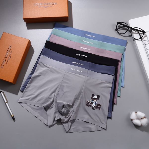 designer,replica,clothing,fake,1:1,lv,luxury,high quality L* men’s underwear (Three pcs)