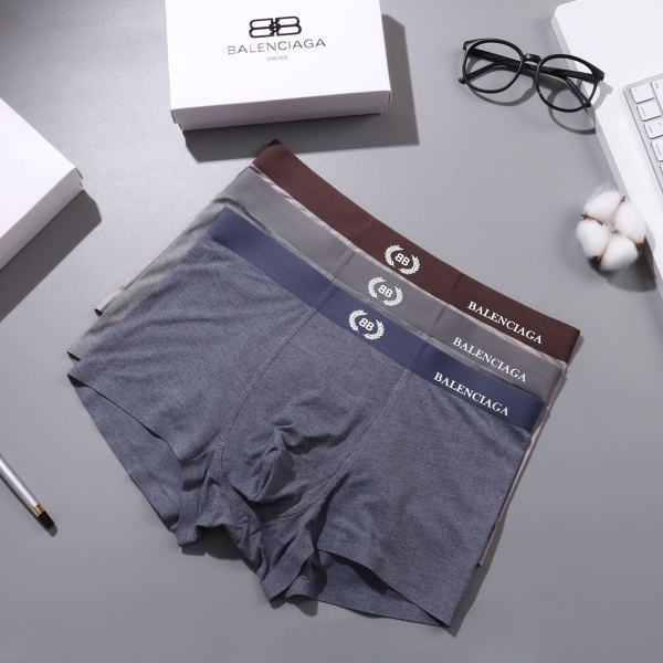 designer,replica,clothing,fake,1:1,lv,luxury,high quality Balenciaga men’s underwear (Three pcs)
