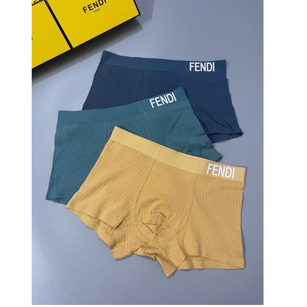 designer,replica,clothing,fake,1:1,lv,luxury,high quality Fendi men’s underwear (Three pcs)