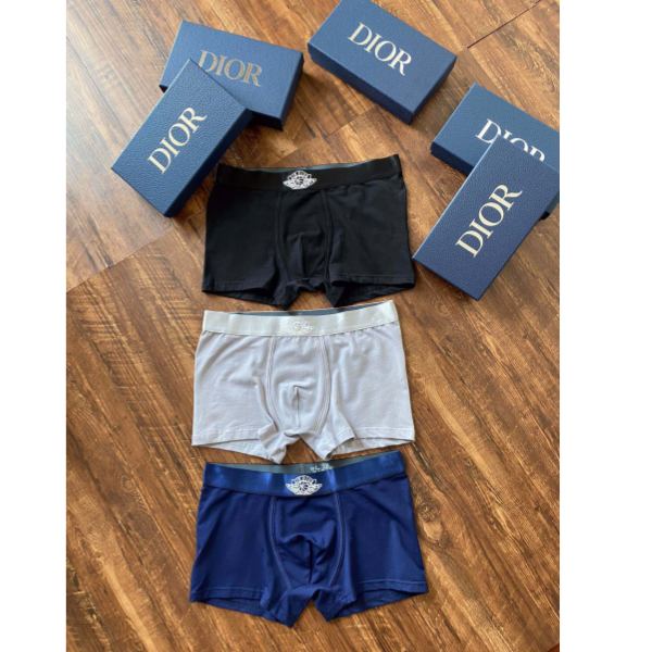 designer,replica,clothing,fake,1:1,lv,luxury,high quality Dior men’s underwear (Three pcs)