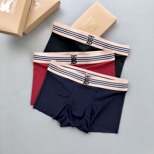 designer,replica,clothing,fake,1:1,lv,luxury,high quality Burberry Men’s Underwear (Three pcs)