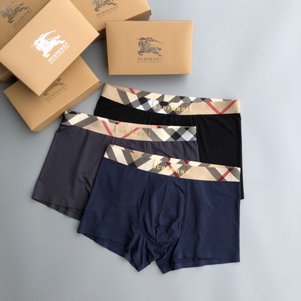 designer,replica,clothing,fake,1:1,lv,luxury,high quality Burberry Men’s Underwear (Three pcs)