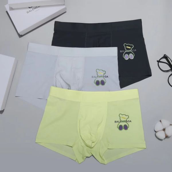 designer,replica,clothing,fake,1:1,lv,luxury,high quality Balenciaga men’s underwear (Three pcs)