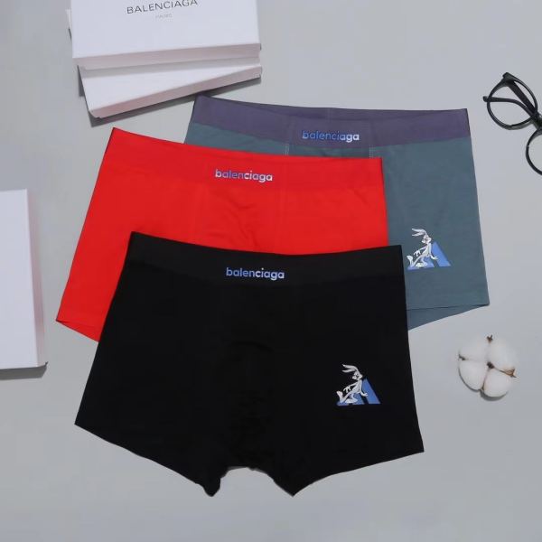 designer,replica,clothing,fake,1:1,lv,luxury,high quality Balenciaga men’s underwear (Three pcs)