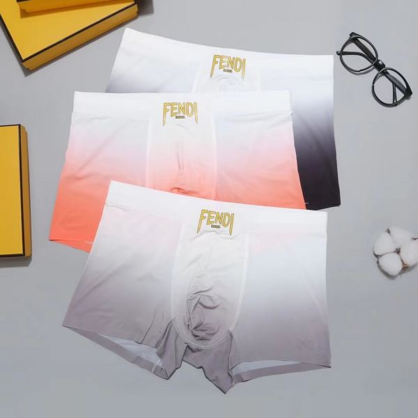 designer,replica,clothing,fake,1:1,lv,luxury,high quality Fendi men’s underwear (Three pcs)