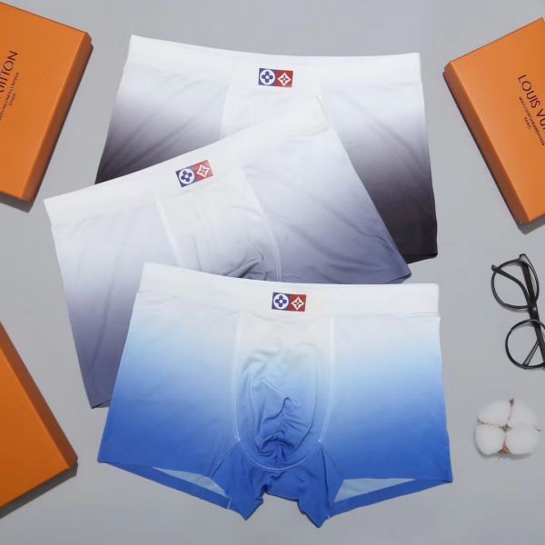 designer,replica,clothing,fake,1:1,lv,luxury,high quality L* men’s underwear (Three pcs)