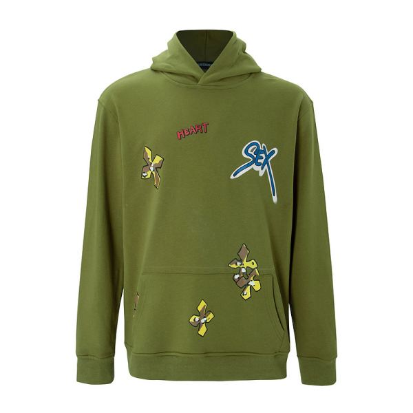designer,replica,clothing,fake,1:1,lv,luxury,high quality 23/ChromeHearts men’s new long-sleeved hooded sweatshirt