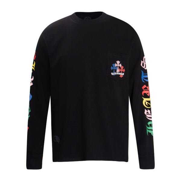 designer,replica,clothing,fake,1:1,lv,luxury,high quality 23/ChromeHearts Men’s New Long Sleeve Long T