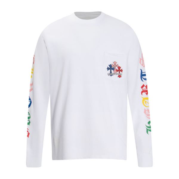 designer,replica,clothing,fake,1:1,lv,luxury,high quality 23/ChromeHearts Men’s New Long Sleeve Long T