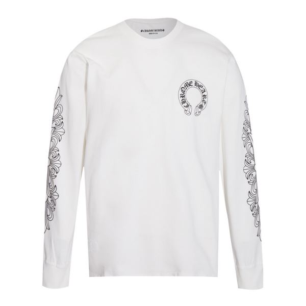 designer,replica,clothing,fake,1:1,lv,luxury,high quality 23/ChromeHearts Men’s New Long Sleeve Long T