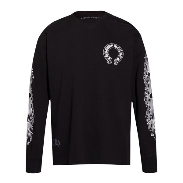 designer,replica,clothing,fake,1:1,lv,luxury,high quality 23/ChromeHearts Men’s New Long Sleeve Long T