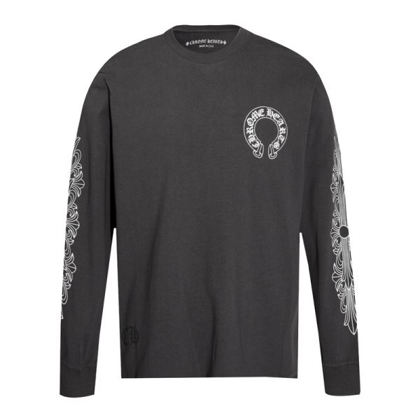 designer,replica,clothing,fake,1:1,lv,luxury,high quality 23/ChromeHearts Men’s New Long Sleeve Long T