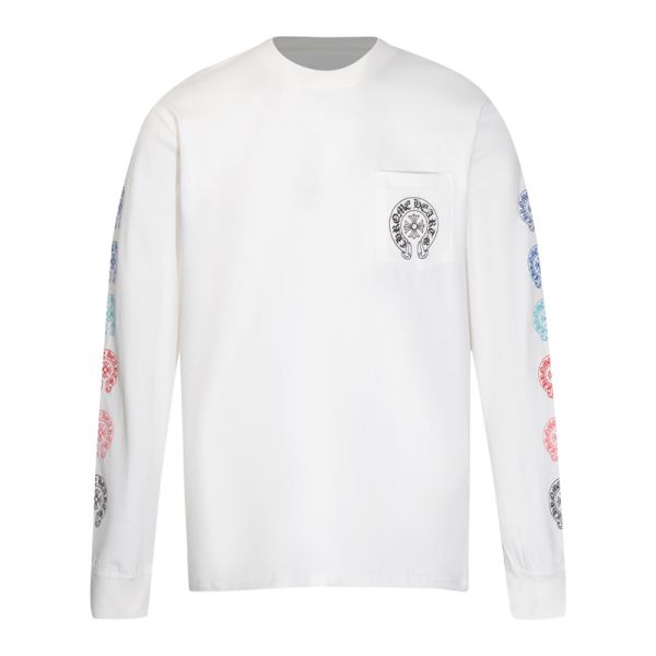 designer,replica,clothing,fake,1:1,lv,luxury,high quality 23/ChromeHearts Men’s New Long Sleeve Long T