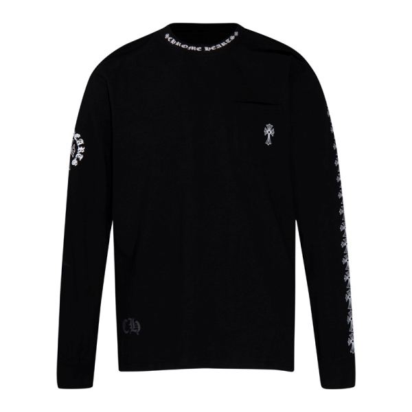 designer,replica,clothing,fake,1:1,lv,luxury,high quality 23/ChromeHearts Men’s New Long Sleeve Long T