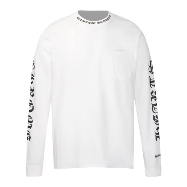 designer,replica,clothing,fake,1:1,lv,luxury,high quality 23/ChromeHearts Men’s New Long Sleeve Long T