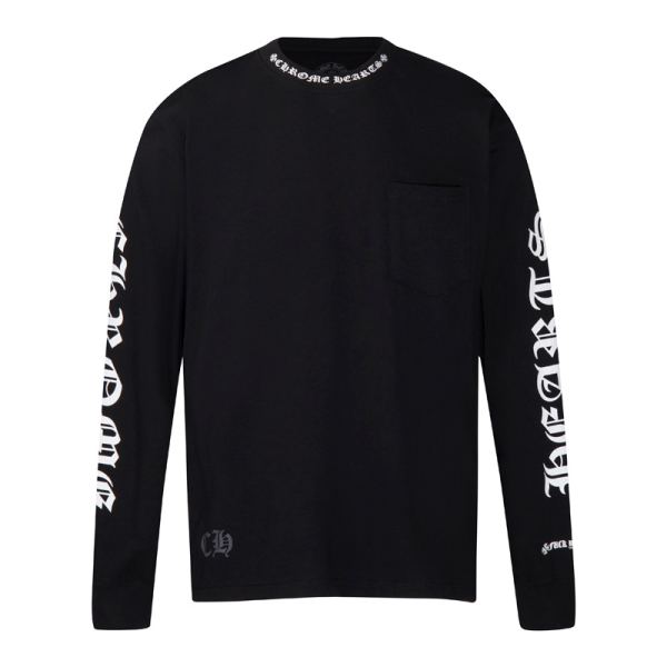 designer,replica,clothing,fake,1:1,lv,luxury,high quality 23/ChromeHearts Men’s New Long Sleeve Long T