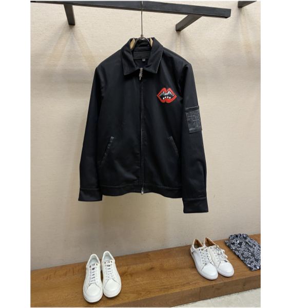 designer,replica,clothing,fake,1:1,lv,luxury,high quality 23/ChromeHearts men’s long-sleeved jacket