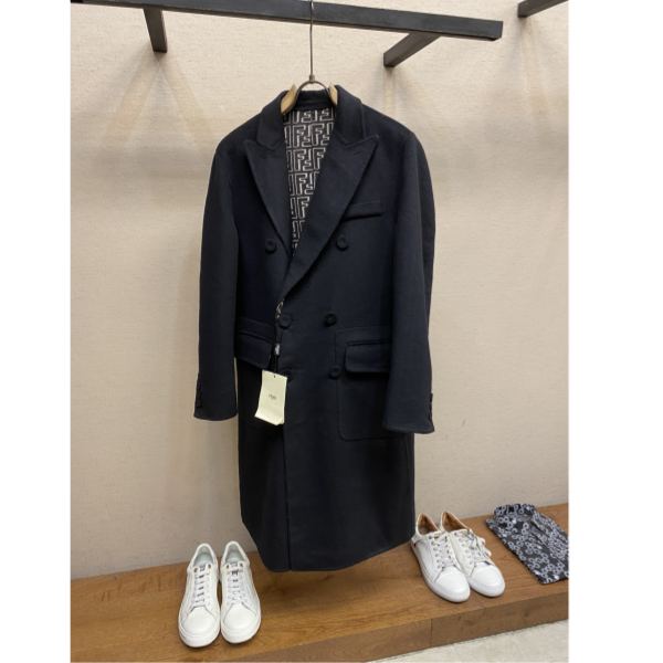 designer,replica,clothing,fake,1:1,lv,luxury,high quality 23/Fendi men’s long-sleeved wool coat