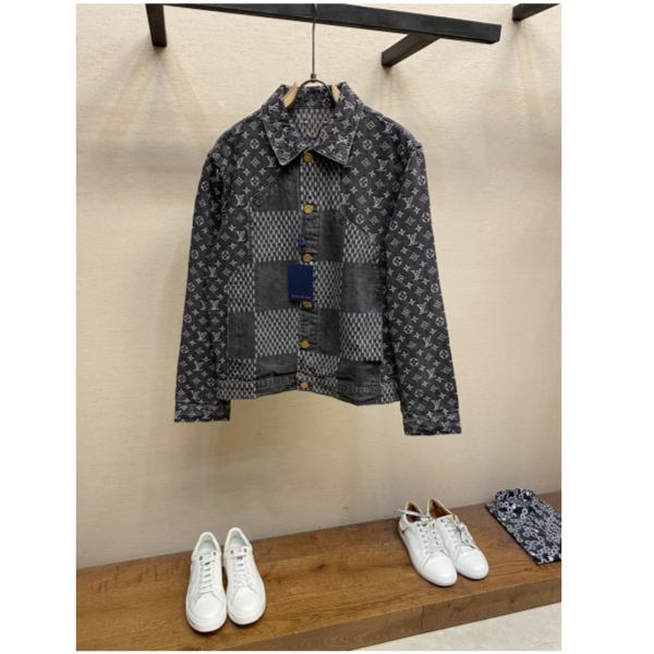 designer,replica,clothing,fake,1:1,lv,luxury,high quality 23/L* men’s long-sleeved jacket