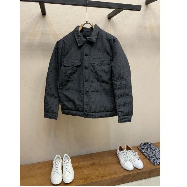 designer,replica,clothing,fake,1:1,lv,luxury,high quality 23/Fendi men’s long-sleeved down jacket