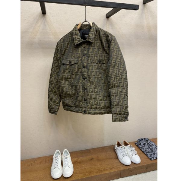 designer,replica,clothing,fake,1:1,lv,luxury,high quality 23/Fendi men’s long-sleeved down jacket