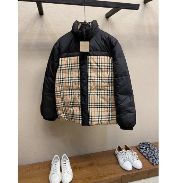 designer,replica,clothing,fake,1:1,lv,luxury,high quality 23/Burberry men’s long-sleeved down jacket