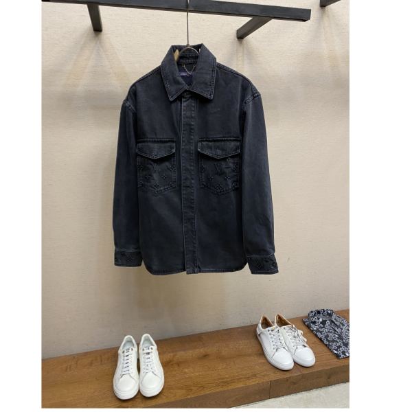 designer,replica,clothing,fake,1:1,lv,luxury,high quality 23/L* men’s long-sleeved jacket