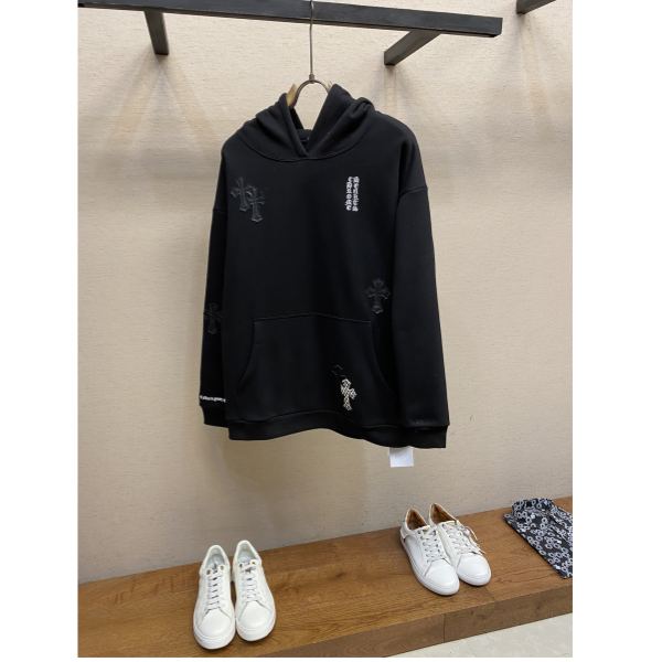 designer,replica,clothing,fake,1:1,lv,luxury,high quality 23/ChromeHearts men’s long-sleeved hooded sweatshirt