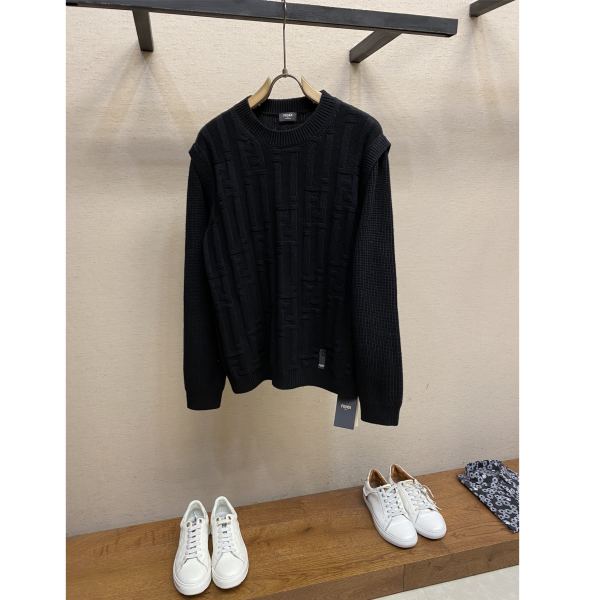 designer,replica,clothing,fake,1:1,lv,luxury,high quality 23/Fendi men’s long-sleeved sweater